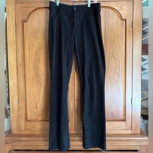 Super Soft Black Denim NYDJ Straight Leg Jeans